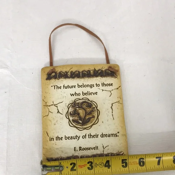 Porcelain Wall Art Sign with a statement from E. Roosevelt - Picture 5 of 6